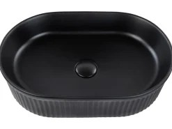 Vask til bordplade GELDO Sort 49 x 31 cm Keramik