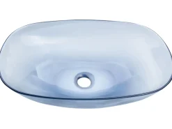 Vask til bordplade MOENGO Blå 54 x 36 cm Fast overflade