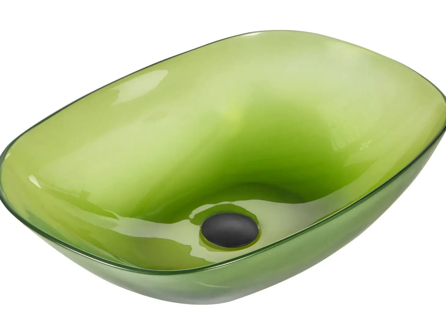 Vask til bordplade MOENGO Grøn 54 x 36 cm Fast overflade
