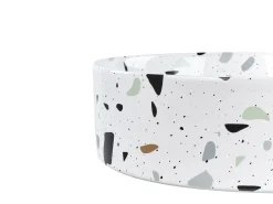 Vask til bordplade NULES Hvid terrazzo ⌀ 40 cm Keramik