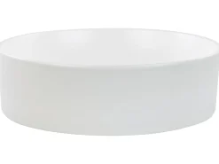 Vask til bordplade TEBAR Cremehvid ⌀ 40 cm Keramik