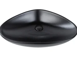 Vask til bordplade TIRIG Sort 60 x 39 cm Keramik
