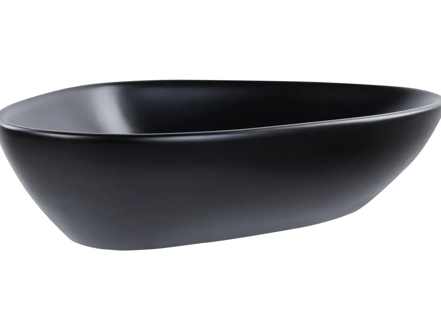Vask til bordplade TIRIG Sort 60 x 39 cm Keramik