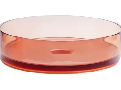 Vask til bordplade TOLOSA Murstensrød ⌀ 36 cm Fast overflade