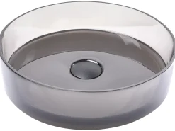 Vask til bordplade TOLOSA Sort ⌀ 36 cm Fast overflade