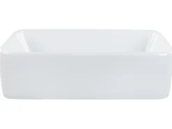 Vask til bordplade TRAVESIA Hvid 49 x 38 cm Keramik