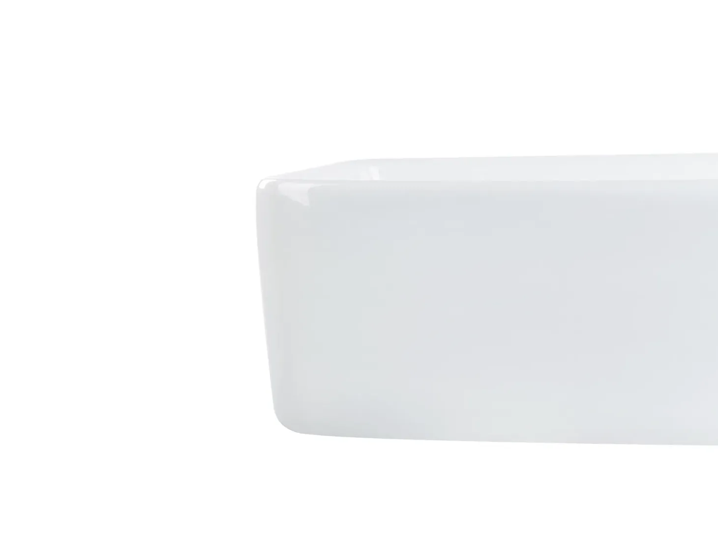Vask til bordplade TRAVESIA Hvid 49 x 38 cm Keramik