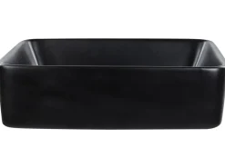 Vask til bordplade TRAVESIA Sort 49 x 38 cm Keramik