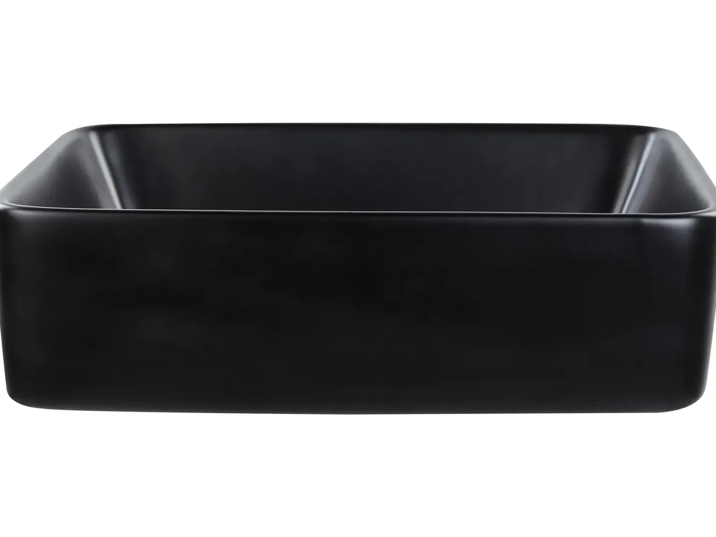 Vask til bordplade TRAVESIA Sort 49 x 38 cm Keramik