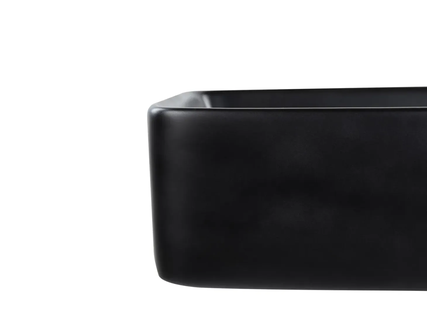 Vask til bordplade TRAVESIA Sort 49 x 38 cm Keramik