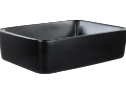 Vask til bordplade TRAVESIA Sort 49 x 38 cm Keramik