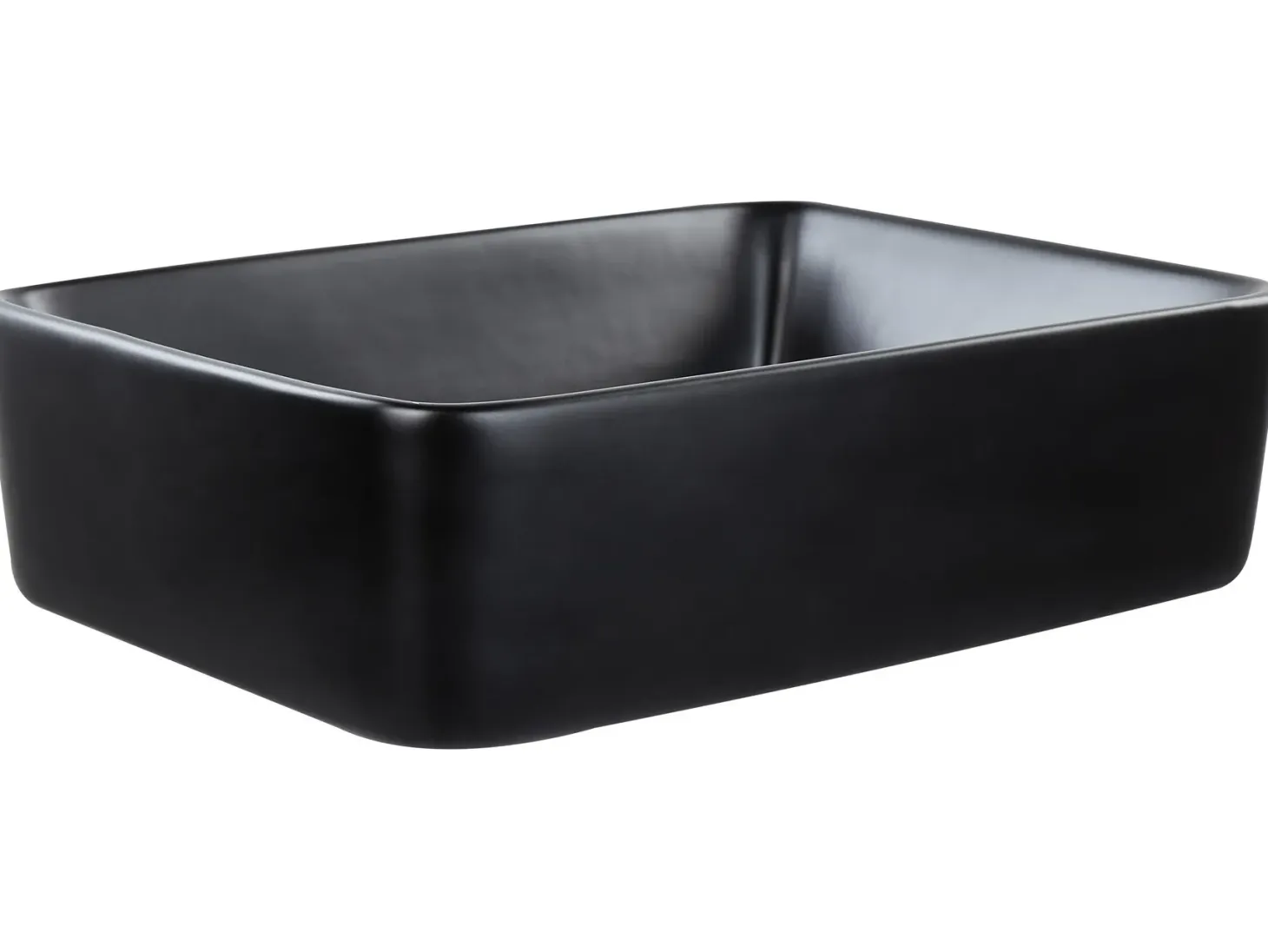 Vask til bordplade TRAVESIA Sort 49 x 38 cm Keramik