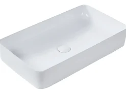 Vask til bordplade ULUA Hvid 61 x 35 cm Keramik