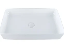 Vask til bordplade ULUA Hvid 61 x 35 cm Keramik