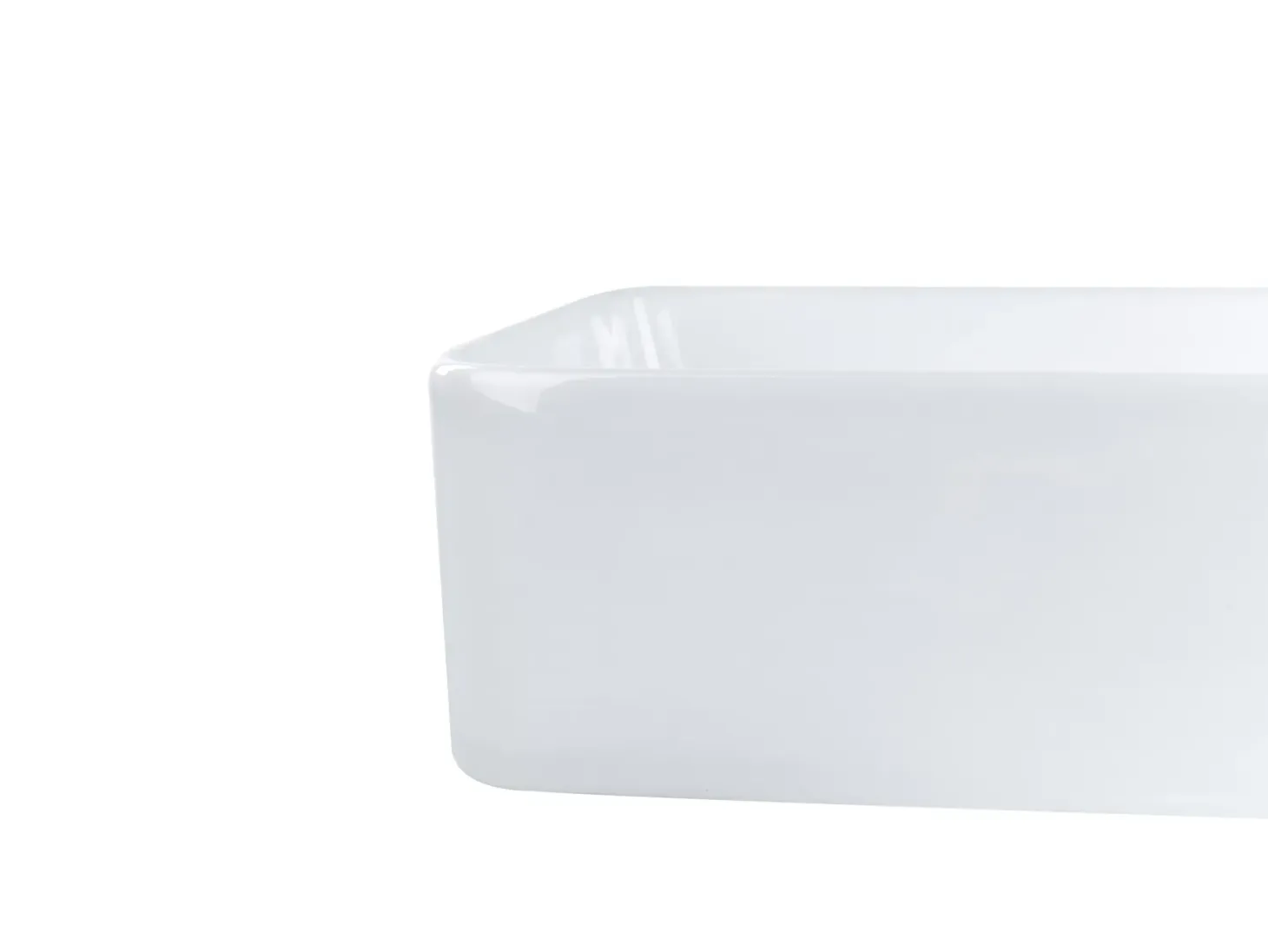 Vask til bordplade ULUA Hvid 61 x 35 cm Keramik