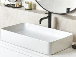 Vask til bordplade ULUA Hvid 61 x 35 cm Keramik