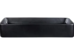 Vask til bordplade ULUA Sort 61 x 35 cm Keramik