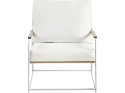 VENARIA 5 personers havesofasæt Beige/Hvid Metal med sofabord