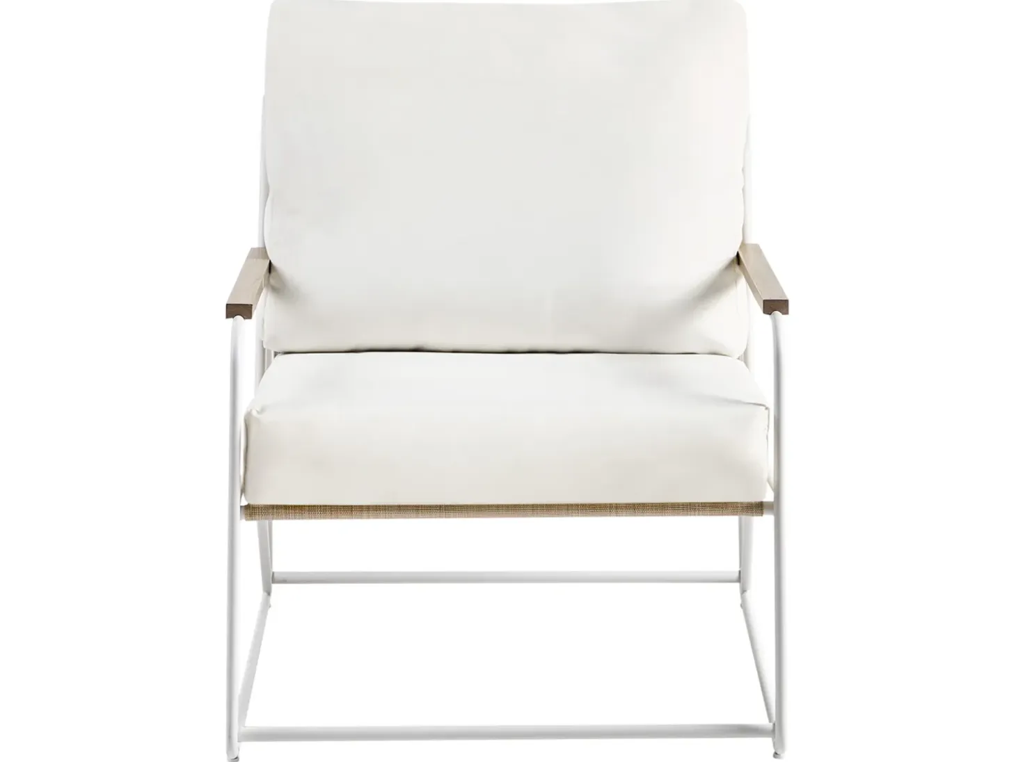 VENARIA 5 personers havesofasæt Beige/Hvid Metal med sofabord