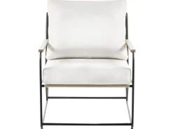 VENARIA 5 personers havesofasæt Beige/sort Metal med sofabord