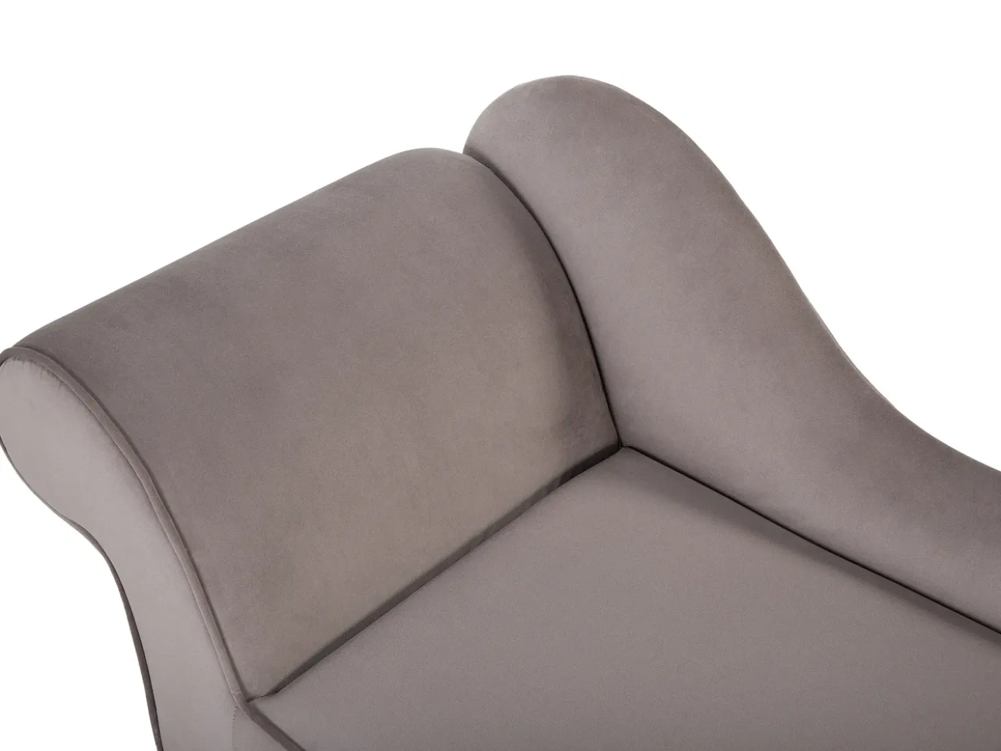 Venstrevendt chaiselong BIARRITZ Velour Brungrå