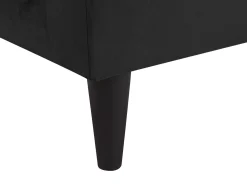 Venstrevendt chaiselong LUIRO Velour Sort med opbevaring