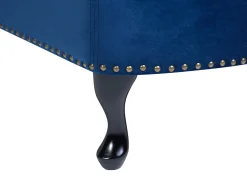 Venstrevendt chaiselong NIMES Velour Navy Blå