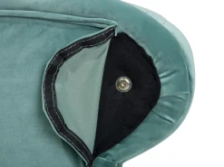 Venstrevendt chaiselong NIMES Velour Mintgrøn