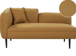 Venstrevendt chaiselong CHEVANNES Boucle Sennepsgul