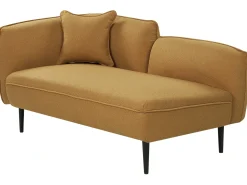 Venstrevendt chaiselong CHEVANNES Boucle Sennepsgul