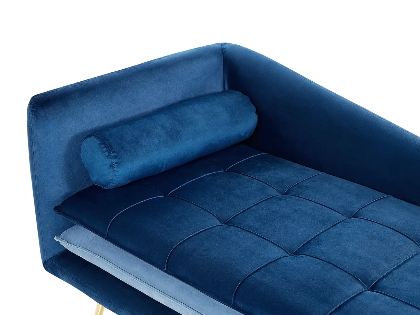 Venstrevendt chaiselong GONESSE Velour Blå