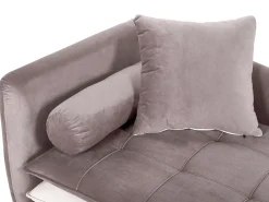 Venstrevendt chaiselong GONESSE Velour Lysebrun