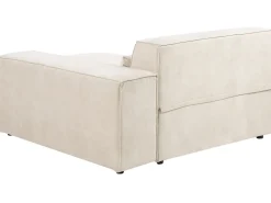Venstrevendt chaiselong HELLNAR Velour Lys Beige