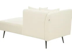 Venstrevendt chaiselong RIOM Boucle Cremehvid