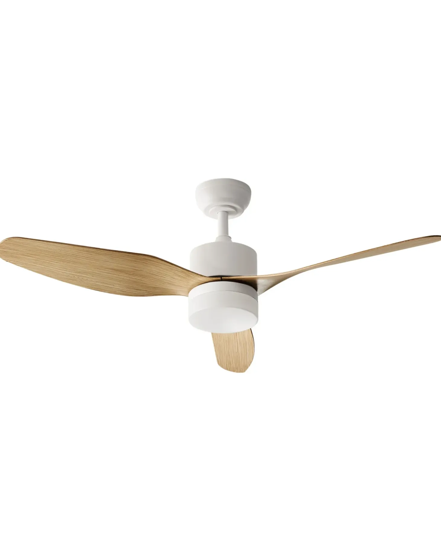 Ventilator med lys ANDERSON Med fjernbetjening LED Lysebrun