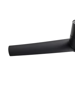 Ventilator med lys CANETE Med fjernbetjening LED Sort
