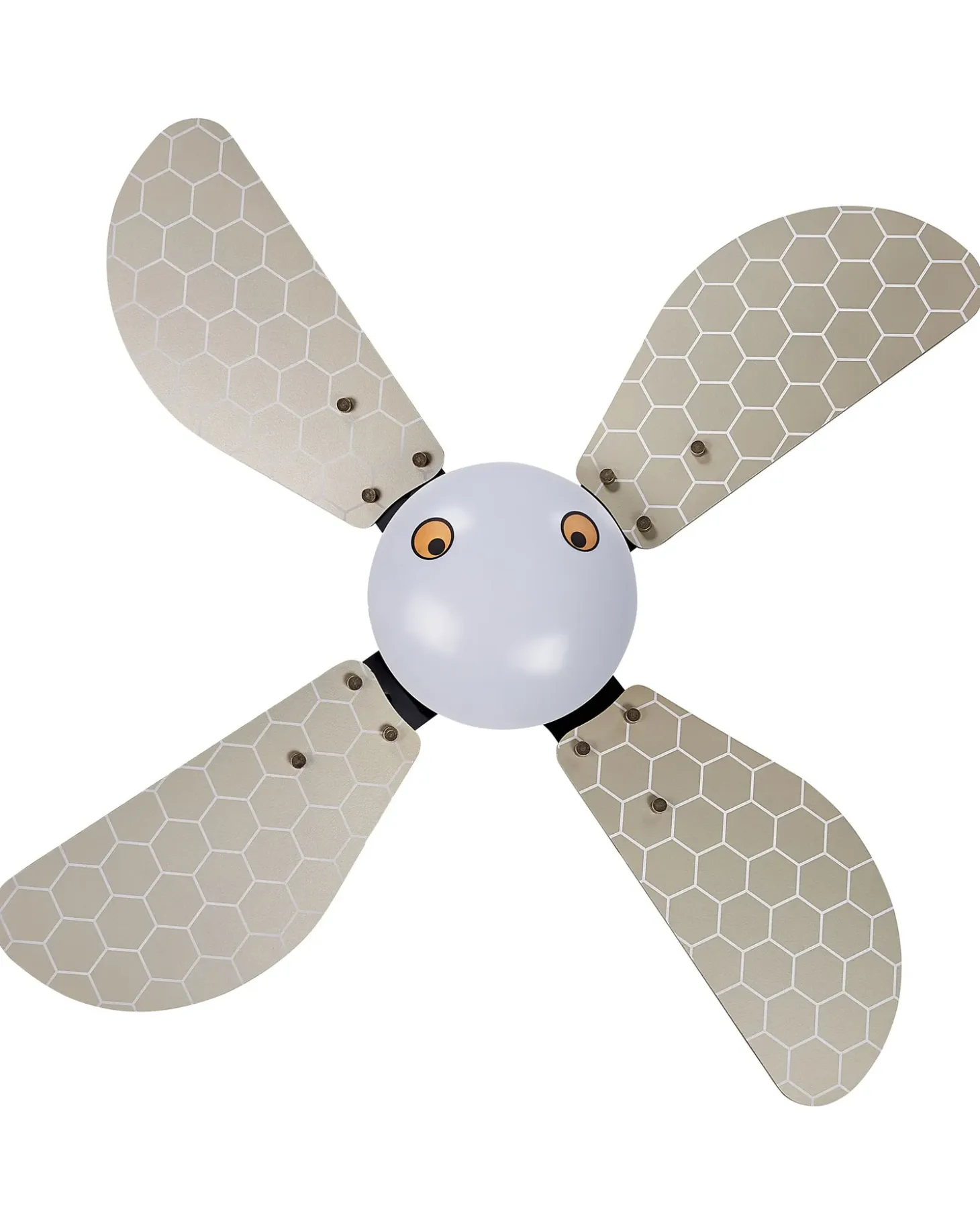 Ventilator med lys DOLORES LED Gul