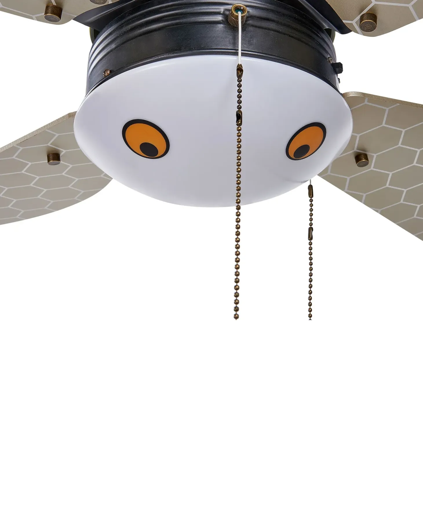Ventilator med lys DOLORES LED Gul