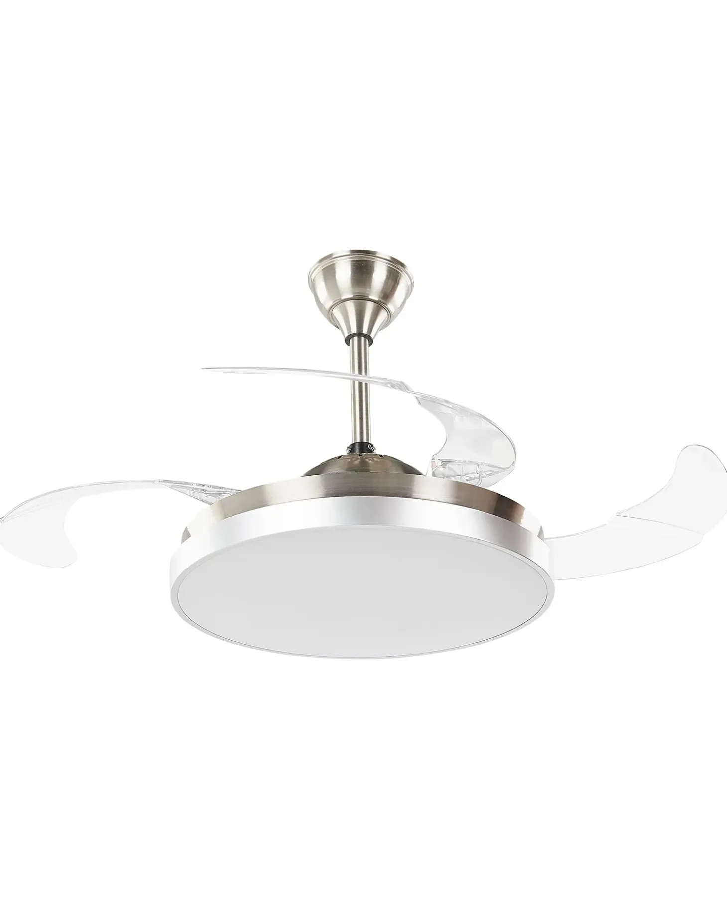 Ventilator med lys IBAR Med fjernbetjening LED Transparent