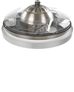 Ventilator med lys IBAR Med fjernbetjening LED Transparent