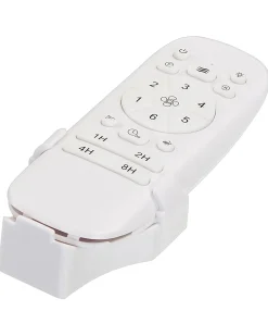 Ventilator med lys JIBOA Med fjernbetjening Sort
