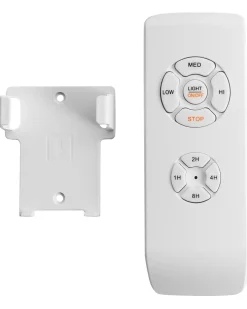Ventilator med lys LOGAR Med fjernbetjening LED Blå
