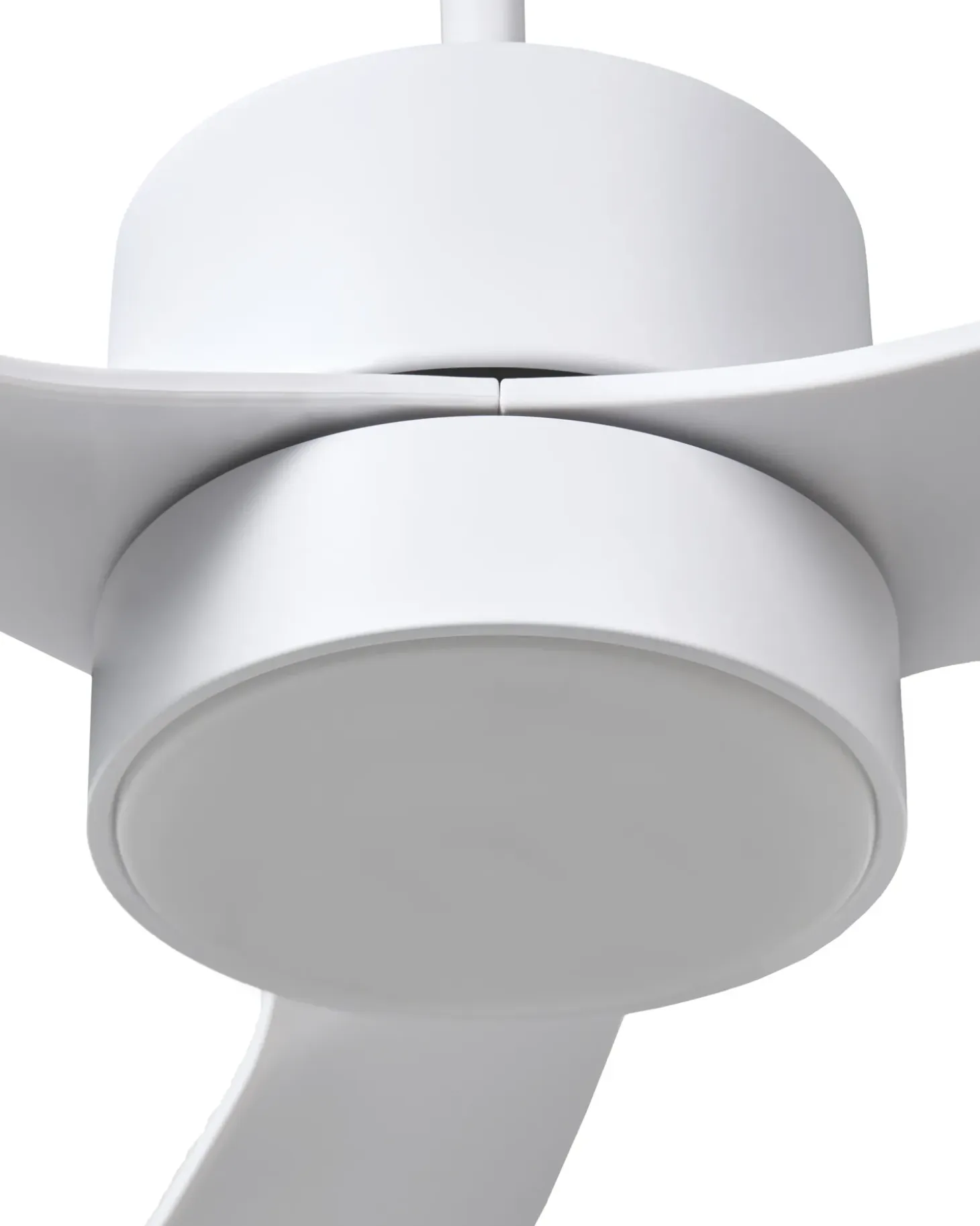 Ventilator med lys PRASLIN Med fjernbetjening LED Hvid