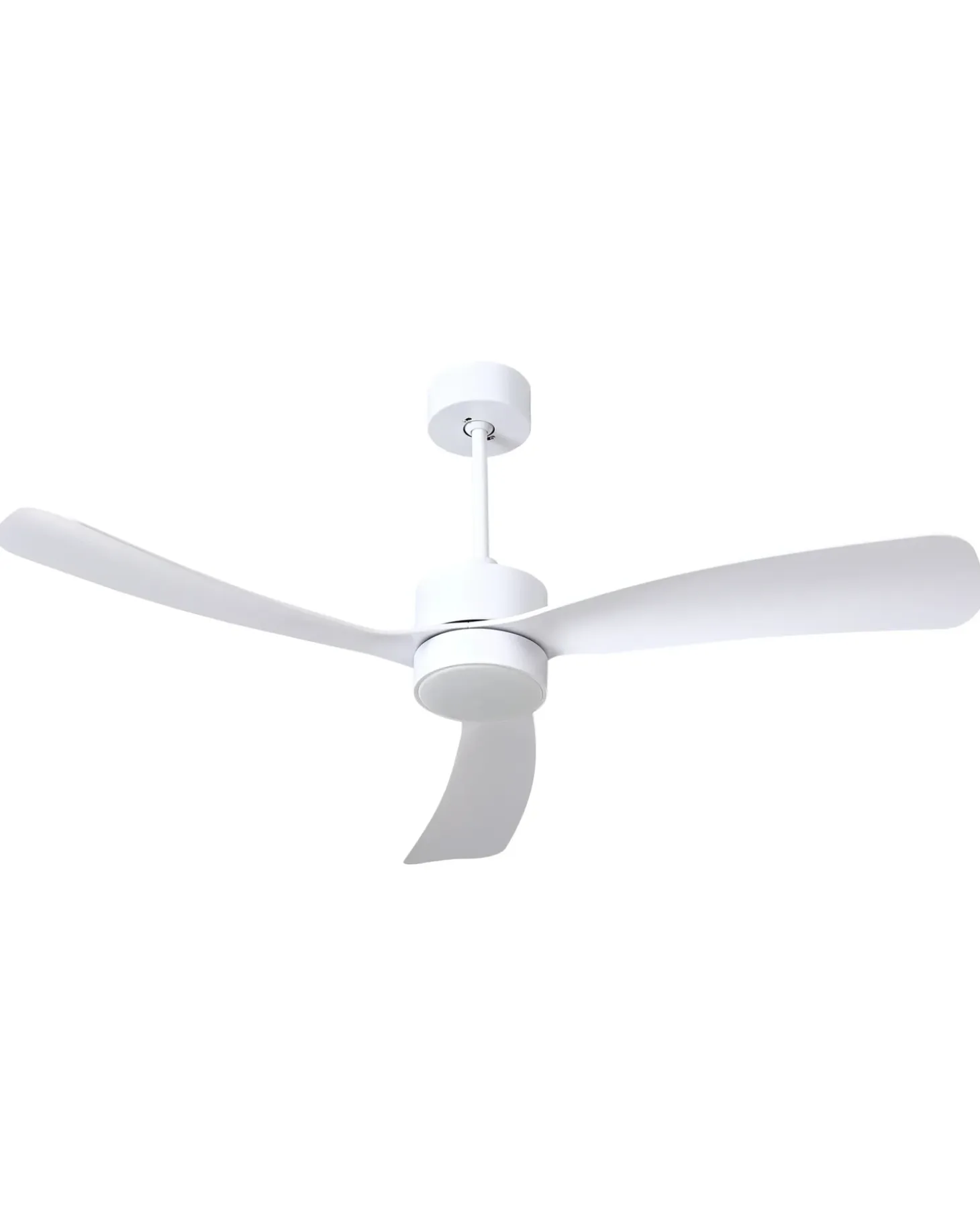 Ventilator med lys PRASLIN Med fjernbetjening LED Hvid