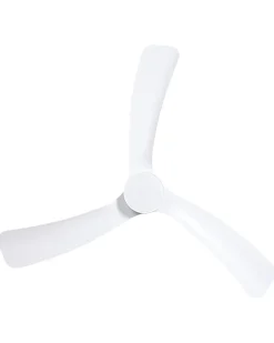 Ventilator med lys PRASLIN Med fjernbetjening LED Hvid