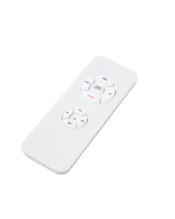 Ventilator med lys STRAWBERRY Med fjernbetjening LED Grå