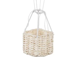Vægdekoration Ballon BEMBA Rattan 60 cm Naturlig