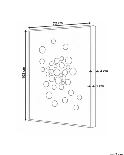 Vægdekoration BANTRY 103 cm Hvid