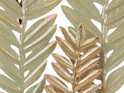 Vægdekoration Blad COPERNICIUM Metal 50 cm Guld