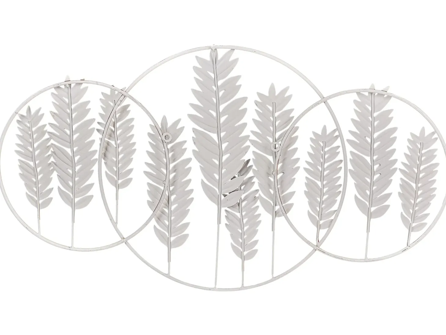 Vægdekoration Blad COPERNICIUM Metal 50 cm Guld